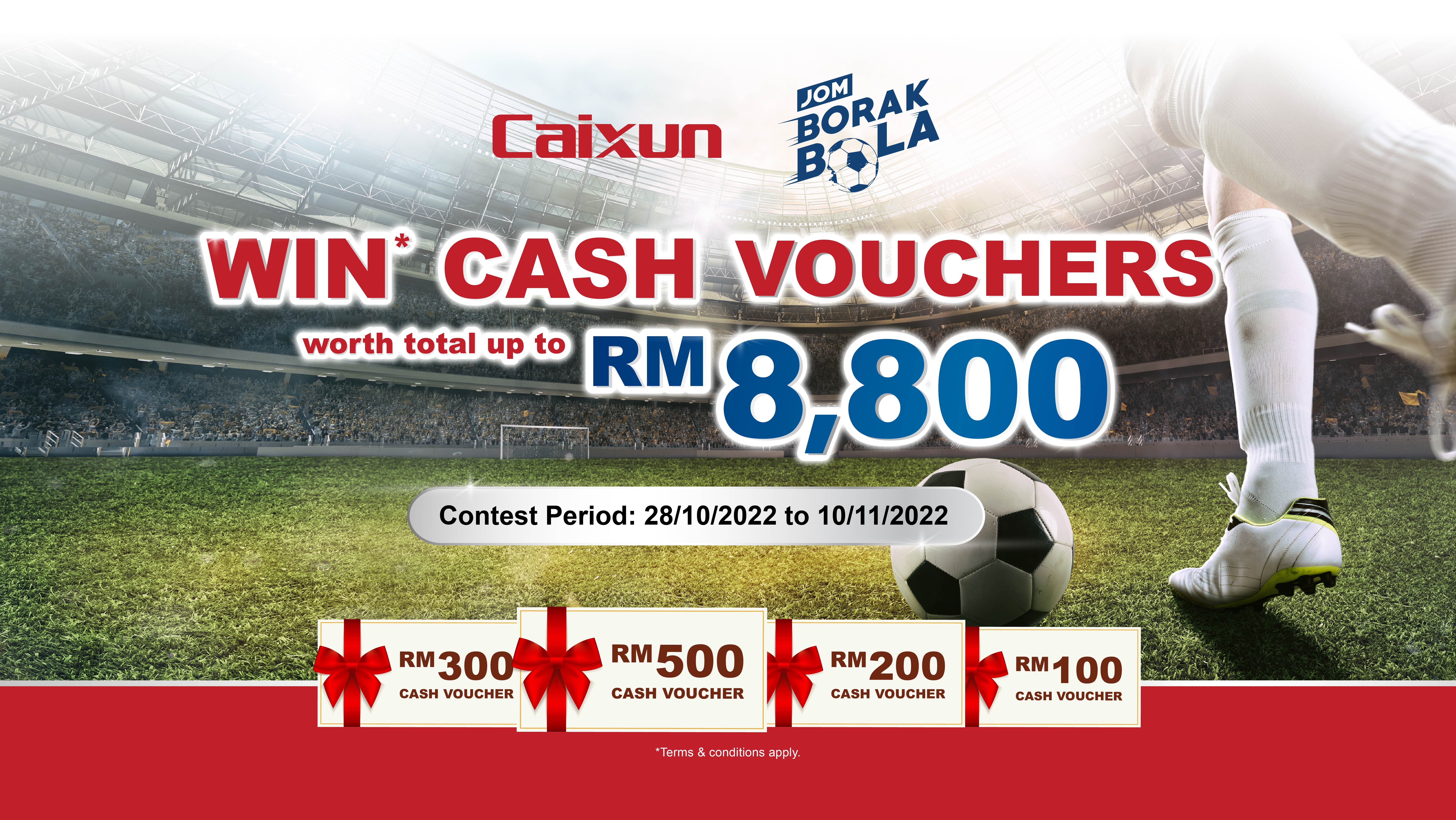 Caixun Malaysia Jom Borak Bola 2022 Giveaway